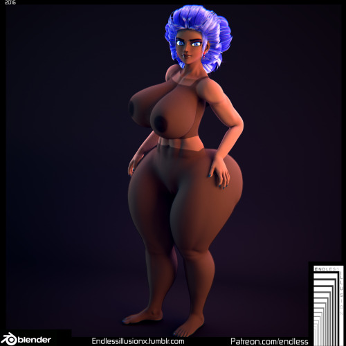 endlessillusionx:  My First Official NSFW O.C All porn fanart is green lit for this character Go Crazy.  Model Download Link Blender rig only for now.  Maya is giving me problems will release her soon in that along with her weapons and witch clothes.
