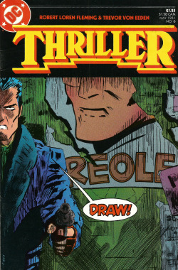 Thriller No. 6 (DC Comics, 1983). Cover art by Trevor von Eeden.From