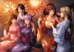 deadoralive-universe: Musou Stars  Fanart 