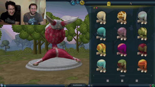 merkiplier:  STILL NOT A PENIS | Spore [x]  “It’s a tricycle!” Note: Do not let Mark and Wade be in charge of evolution. Many ‘not-penises’ will spawn and take over the world. 