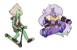 alphacentaurieth:  Gems being cool/elegant! I didn’t give Amethyst