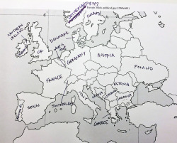 undercover-witch:  mapfail:  Americans Try To Place European