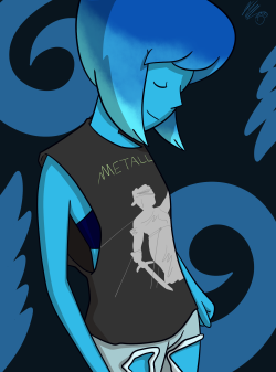 Beach Punk Lapis is my favorite Lapis and no one is drawing her.
