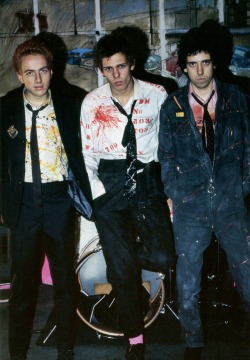 superblackmarket:  The Clash photographed by Sheila Rock, 1976