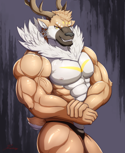 primodrago:  Radon MUSCLE!My character so handsome! <3   Event