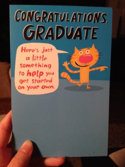 mirzers:  my mom got me a card   Thats cruelly hilarious