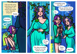 THE DRYAD SEED: PAGE 2A new story begins - A young Delidah sits