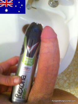 hungandhungry: Australia - smooth big uncut dong compared to
