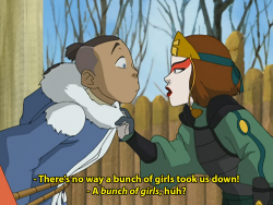 kkachi95:  Sokka and Suki absolutely deserve more time with each