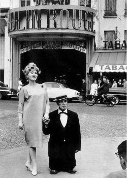 hannabalxmarie:  Zsa Zsa Gabor and Buster Keaton at the Moulin