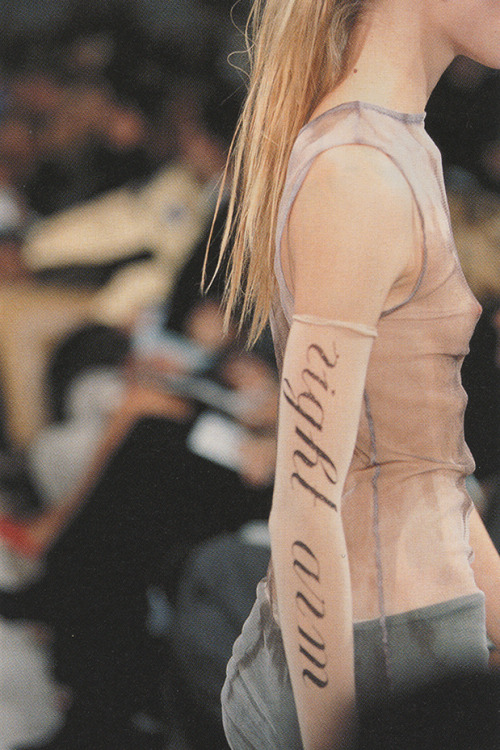 archive-pdf:  Ann Demeulemeester: S/S 1998 Collection, via Ann