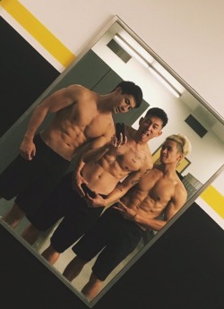 melaninmuscle:  swolemates: JAKE CHOI and THE SUDARSO BROTHERS: