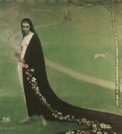 loumargi:Romaine Brooks – Femme avec des fleurs ca. 1912 (Collection