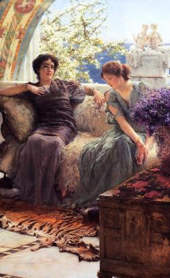 Unwelcome Confidence Sir Lawrence Alma-Tadema - 1895