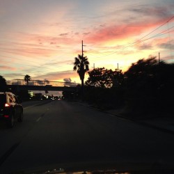 #sunset #florida #stpete #night #pretty #red #orange #sky #blue