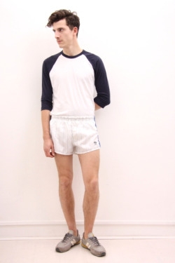 menloveshortshorts:  White Adidas Shorts Series 