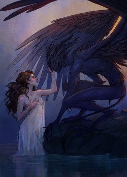 ilustrariane: “I Wish I Had An Angel” SOOO guys, how you