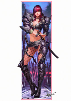 fantasy-scifi:  Twin Blade by NeoArtCorE