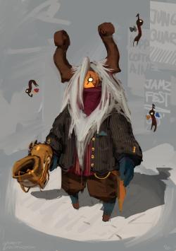 lolskinconcepts:  Jazz Bard Concept by quietvictories (reddit)