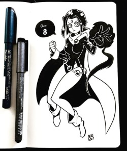 grimphantom2: mikeluckas:  Goth wizard Raven for #inktober  Sexy wizard 