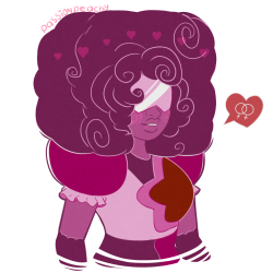 passionpeachy:  I tried drawing Garnet in the colors of the lesbian