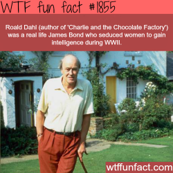 wtf-fun-factss:  Roald Dahl, real life James Bond - WTF fun