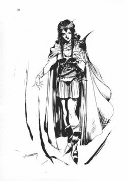 80sanime:  The Heroic Legend of Arslan novel insert art by Yoshitaka
