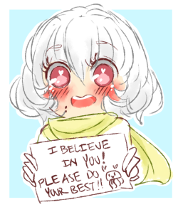 sailorpalinstrashcan:  I drew some motivational Clears last night