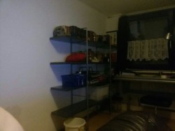 Behind my couch there was a massive wall unit with a lot of useless