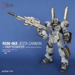 gunjap:  ISE’s Custom Work MG RGM-96X Jesta Cannon “Partystarter”: