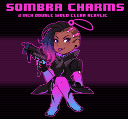 princessharumi: Sombra charms finally came in !! I’ll be shipping