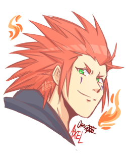 laizy-boy:  Some AxeL!! ((sketchy))