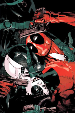 withgreatpowercomesgreatcomics:  Deadpool & Domino by Jason