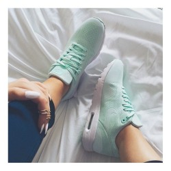 darkhairedandglamorous:  In mint green Nike heaven 😍😍😍