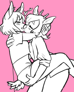 sloppydraws:look at these gay ass furries!! (WIP) I love them