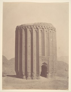 archaeoart:   Tower of Toghrul, Rey, northern Iran, circa 1860s.
