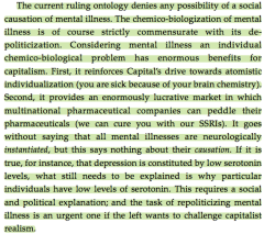 hotstud69:  m fisher, capitalist realism on depression  ____His