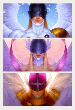 vonnart:  The Angels of Hope and Light.Finally finished with