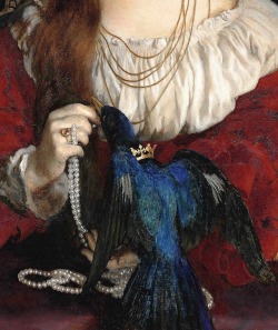 aqua-regia009:The Blue Bird (Detail), 1918 - Frank Cadogan Cowper