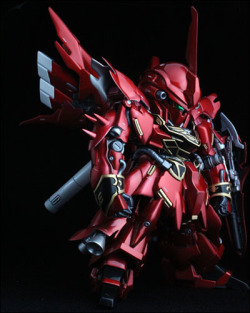 mechaddiction:  [SD Gundam] SD Sinanju (Built by Ti 0719) #mecha
