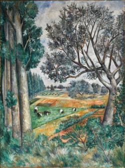 wetreesinart:    Natalia Gontcharova (Russ.-Fr. 1881-1962), Scène