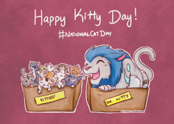kagesatsuki:  Derpkitty is counted as a cat, right? #NationalCatDay