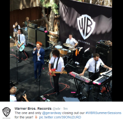 myxinfinitexromance:  Gerard Way and The Hormones at WBR Summer