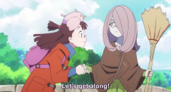 fatcakes: blackbookalpha:  Saw screenshots of the Little Witch Academia TV series. Still can’t believe they have a Filipino character in that show. Sucy’s last name comes from the word “Barang”, a Visayan word for shaman/witch. Her broom is a
