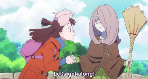 fatcakes: blackbookalpha:  Saw screenshots of the Little Witch Academia TV series. Still can’t believe they have a Filipino character in that show. Sucy’s last name comes from the word “Barang”, a Visayan word for shaman/witch. Her broom is a