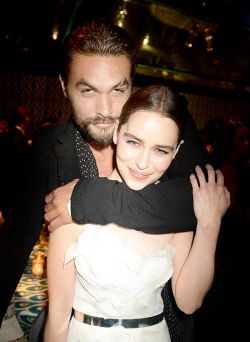  Jason Momoa and Emilia Clarke at the HBO Emmy Night after party