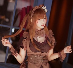 taishou-kun:  Ely as a steampunk girl‏ - Japan - August 2017