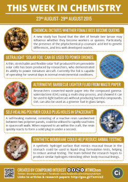 compoundchem:  This Week in Chemistry: a self-healing spacecraft