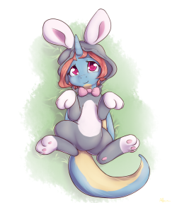 alasou: YCH - Cuddly bunny YCH winner for this one was a cutie.