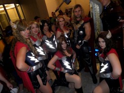 tallythor:  tabzthemighty:  Just thought I would get on here for a second to talk about why I’m so proud to be a part of this group. These are the Lightning Bolts, our answer to Iron Man’s Ironettes and Captain America’s USO girls. Not only did